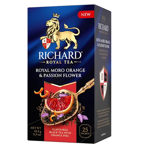Richard чай черный Royal Moro Orange & Passion Flower, 25 пакетиков